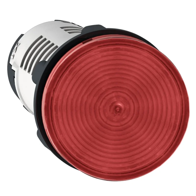 XB7EV04MP - Monolitická kontrolka, Harmony XB7, plastová, červená, 22mm, s integrovanou LED, 230…240V AC