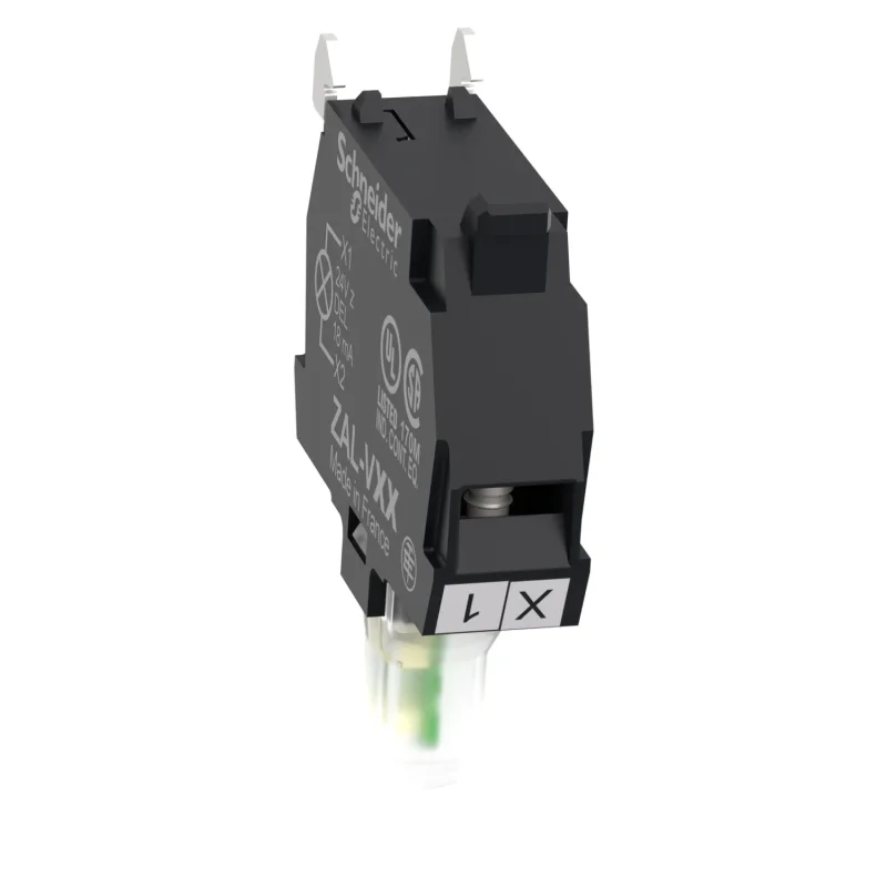 ZALVB1 - objímka pre riadiacu stanicu – biela – vstavaná LED – 24 V