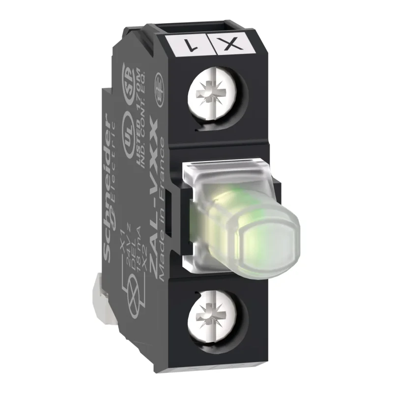 ZALVB1 - objímka pre riadiacu stanicu – biela – vstavaná LED – 24 V