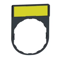 ZBY4101 - držiak štítk. 30 x 40 mm s priesvit. štítk. na vygravírovanie – pre jedn. Ø 22