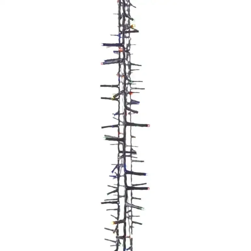 1534203800 - Vianočný LED reťaz – ježko, 8m, viacfarebný, časovač