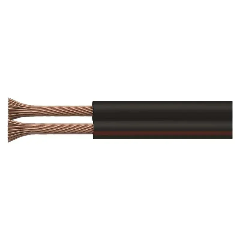 CYH H03VH-H 2x0,75 mm² čierno-červený, 100 m (S8270)