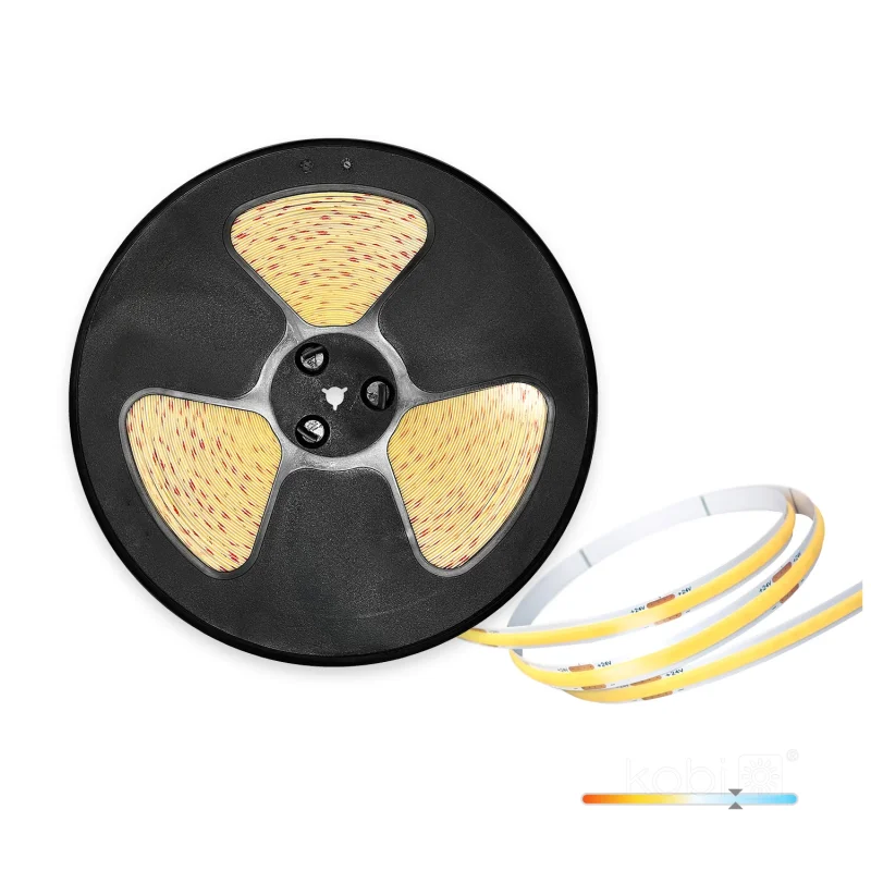 003819 - LED pásik TRAMO 320 COB 50m 6500K 24V IP20 Kobi Premium