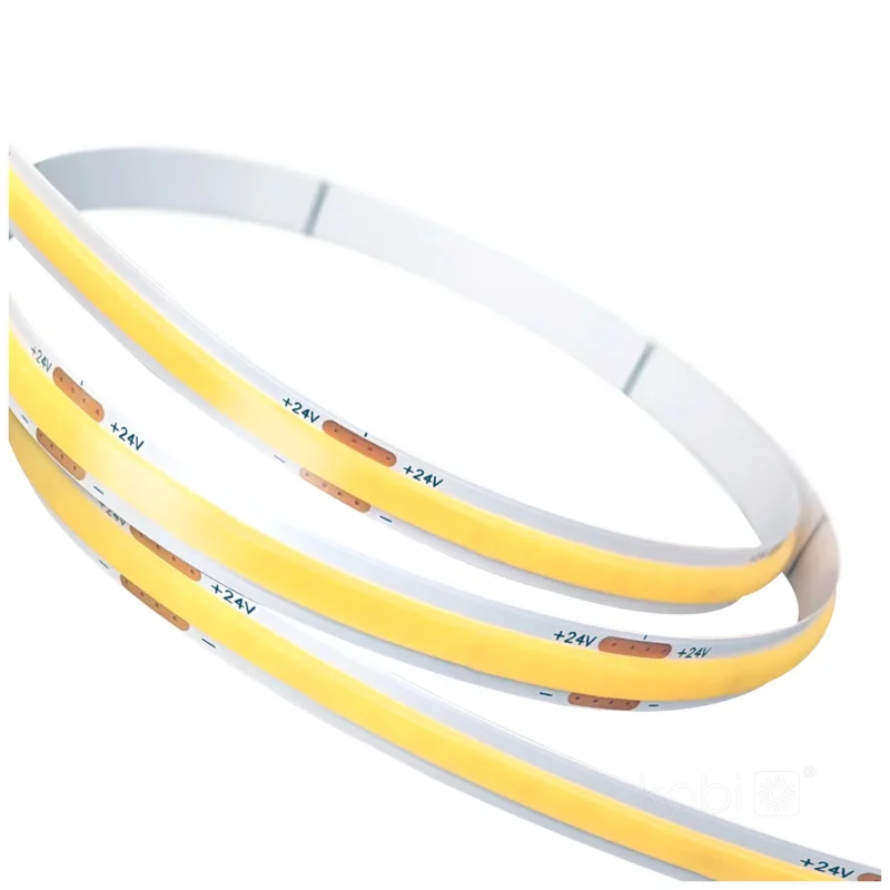 003819 - LED pásik TRAMO 320 COB 50m 6500K 24V IP20 Kobi Premium