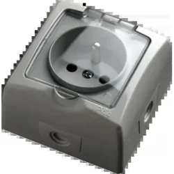 4FN 150 90.2110 - Zásuvka IP44 ř. 2P+PE šedá