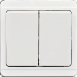 4FN 575 02.2101 - Sériový prepínač STANDARD LESK, séria5, biely
