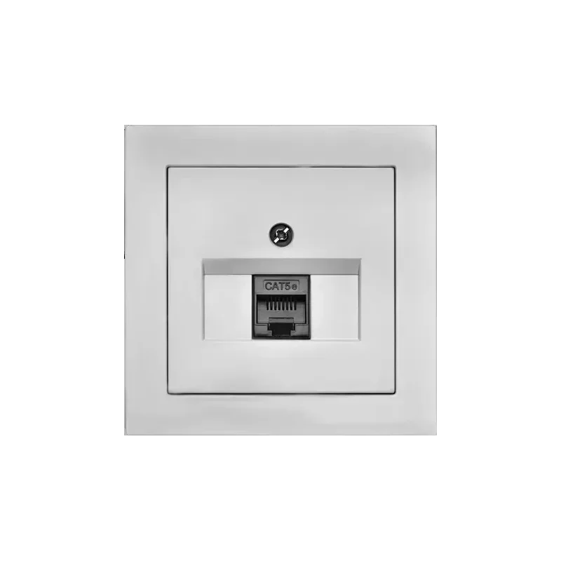 4FK 285 07.2112 - Dátová zásuvka 2x jednoduchá CUBUS 2x RJ45 Cat. 5e (neštítovaná) antracitová