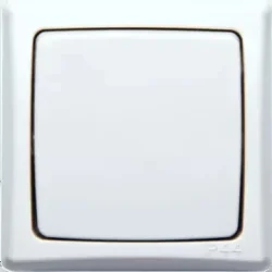 4FN 581 30.2101 - Jednopólový vypínač IP44, séria „1“, biely