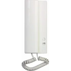 4FP 211 02.201 Domáci telefón ELEGANT s elektronickým zvonením (bez bzučiaka) – biely