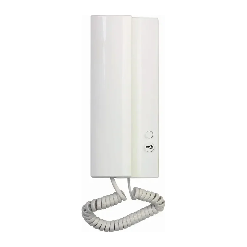 4FP 211 02.201 Domáci telefón ELEGANT s elektronickým zvonením (bez bzučiaka) – biely