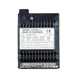 4FP 672 54 Sieťový zdroj pre DDZ 4+n s DT a bzučiakom (9V/1A AC a 12V/0,3A DC)