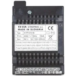 4FP 672 56 Sieťový zdroj pre DDZ 4+n s DT (9V/1A AC a 12V/0,3A DC + 2 dvojtónový signál – 2 vstup