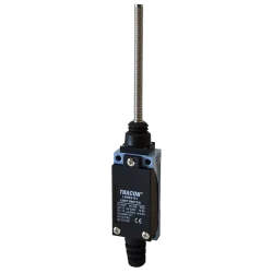 LSME9101 - Koncový spínač s pružinovou pákou 1xNO+1xNC, 2A/230V AC-15, 0,3A/250V DC-13, 100mm, IP65