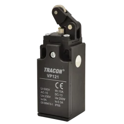 VP121 - Koncový spínač s pákovou kladkou 1xNO+1xNC, 6A/230V AC-15, 0,3A/250V DC-13, IP65