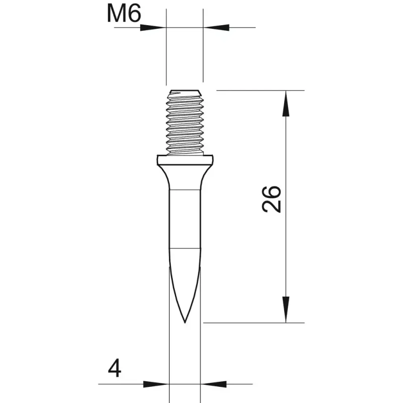3100189 - OBO-Hmoždinky Natĺkacia hmoždinka M6, L18mm Oceľ galvanicky zinkované