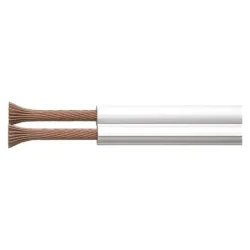 CYH H03VH-H 2x0,75 mm² biely, 100 m (S8271)