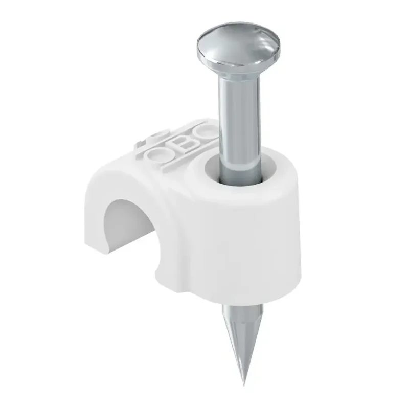 2225611 - ISO-Nagel-Clip 8mm, L25 Polypropylén čisto biela RAL 9010