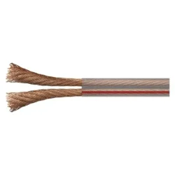 2308225000 - Dvojlinka nestíněná 2x2,5mm průhledná, 100m