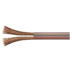 2308210000 - Dvojlinka nestíněná 2x1,0mm průhledná, 100m