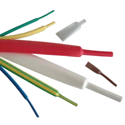 ZS016 - Tenkostenné teplom zmrštiteľné trubičky, 2:1, čierne 1,6/0,8mm, POLIOLEFIN