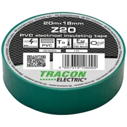 Z20 - Izolačná páska, zelená 20m×18mm, PVC, 0-90°C, 40kV/mm