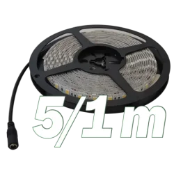 LED-SZ-72-CW - LED pás, interiérový SMD5050,30LED/m,7,2W/m,320lm/m,W: 10mm,6000K,IP20,EEI: G