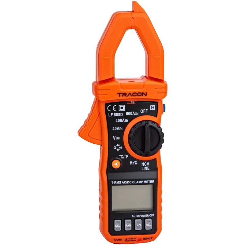LF588D - Digitálny kliešťový merací prístroj TRMS, DCV,ACV,DCA,OHM,diode check,NCV,signal