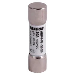 HBPV-10X38-20 - Valcová poistka PV gPV, 20A,1000VDC,10kA,10x38