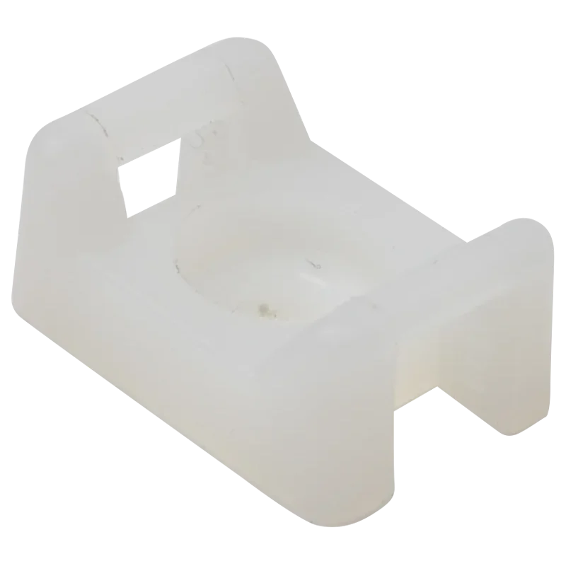 CSTALP-6 - Skrutkovacie pätky k sťahovacím páskam, prírodné 26×16mm, d: 5mm, PA6.6