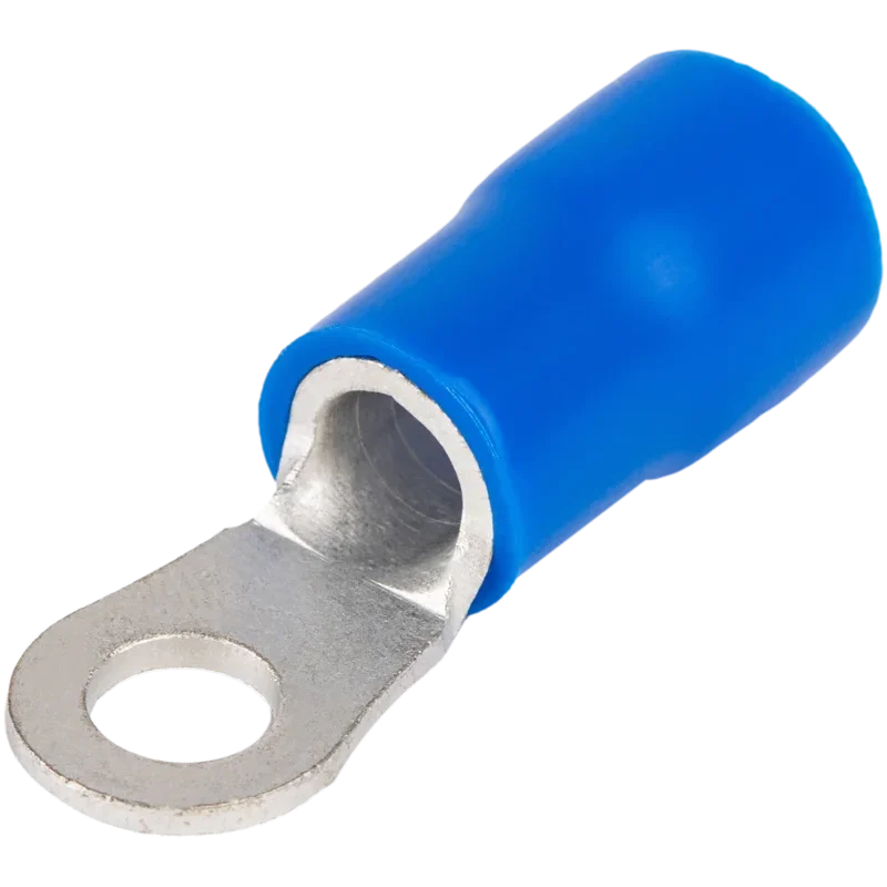 KSZ16-8 - Izolované Cu lisovacie káblové oká, modré, pocínované 16mm2, M8, (d1: 5,8mm, d2: 8,4mm),PVC