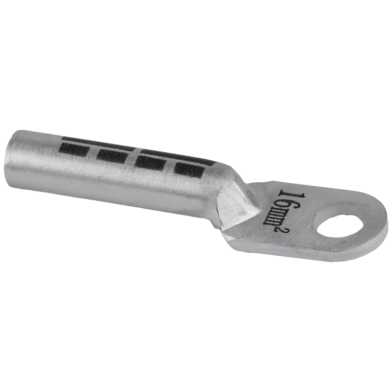 AS25-8 - Neizolované Al lisovacie káblové oká 25mm2, M8, (d1: 7mm, d2: 8,4mm)