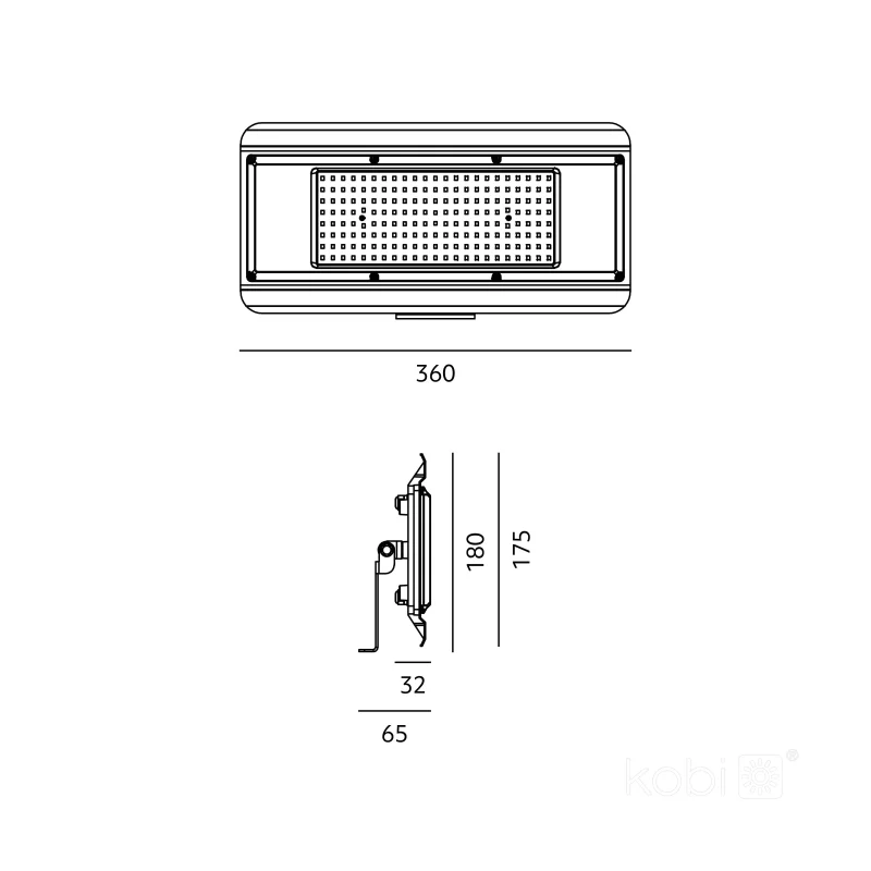005042 LED svietidlo MULTILUXO 150W 4000K IP65 Kobi Premium