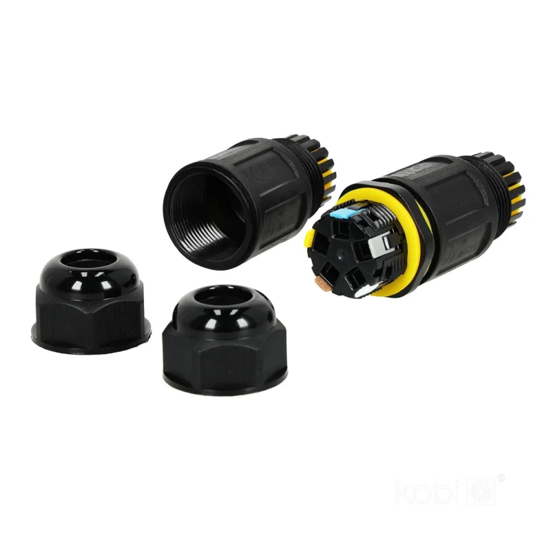005000 Vodotesný konektor HERMELINK 5x0,5-2,5mm² 10-14mm IP68 Kobi