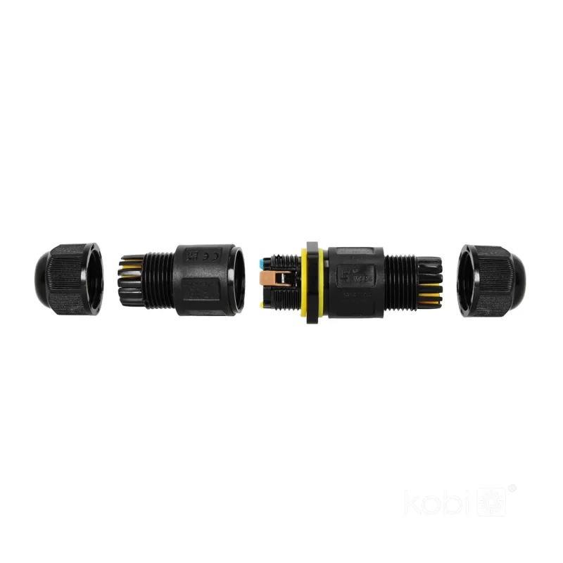 005001 Vodotesný konektor HERMELINK 3x0,5-2,5mm² 6-11mm IP68 Kobi