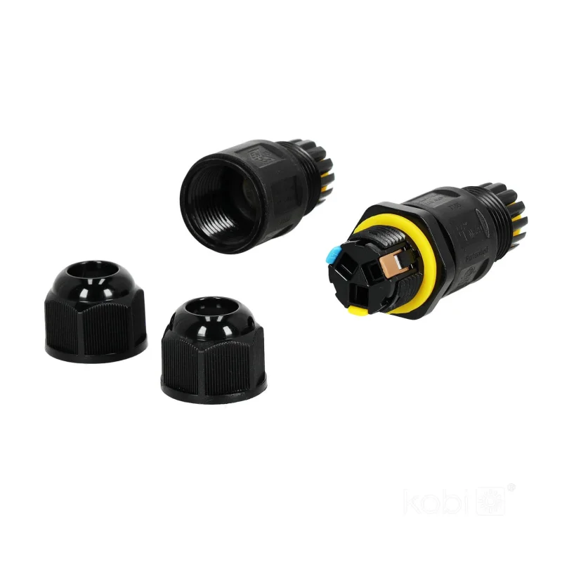 005001 Vodotesný konektor HERMELINK 3x0,5-2,5mm² 6-11mm IP68 Kobi