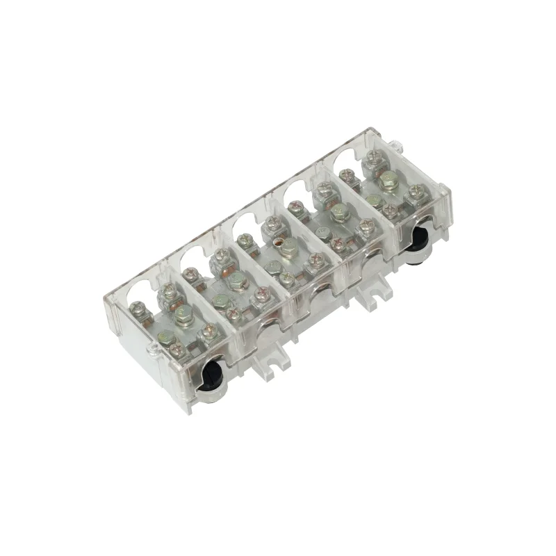 E.4029 - Svorka LG s krytom, 5x16-25mm2, 101A, 500V, priehľadná