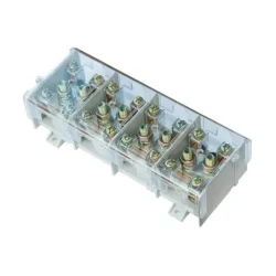 E.4026 - Svorka LG s krytom, 4x35-95mm2, 232A, 630V, priehľadná