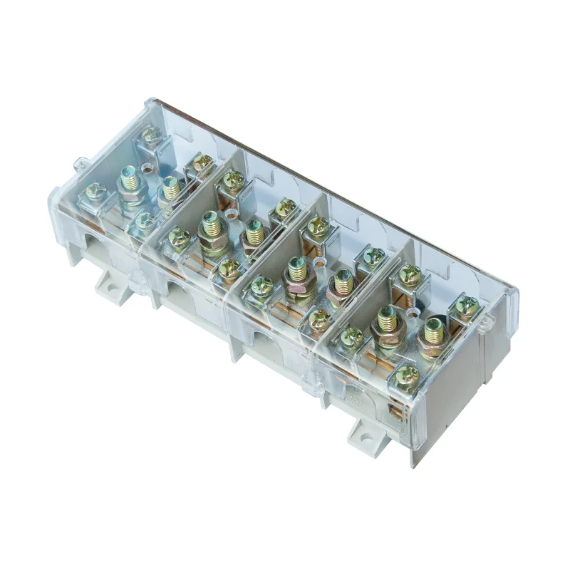 E.4026 - Svorka LG s krytom, 4x35-95mm2, 232A, 630V, priehľadná