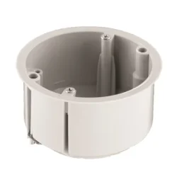 A.KUP68-01 - Inštalačná krabica do dutých stien KUP68, doska 46mm, fi72, so skrutkami, sivá, IP30