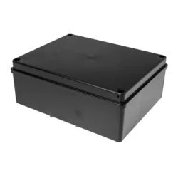 S-BOX 416C - Hermetická skrinka S-BOX 190x140x70, bez tesniacich krúžkov, čierna, bezhalogénová, odolná voči UV žiareniu, IP65