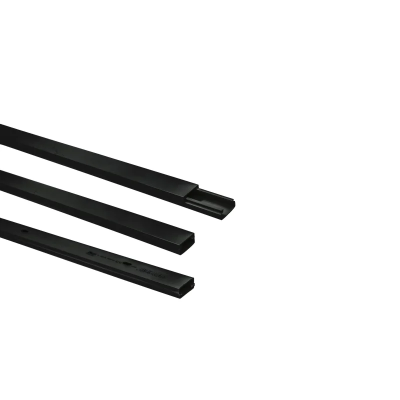 K.3215C - Káblový kanál pre elektroinštaláciu 32 × 15 mm, čierny, odolný voči UV žiareniu, 2 m