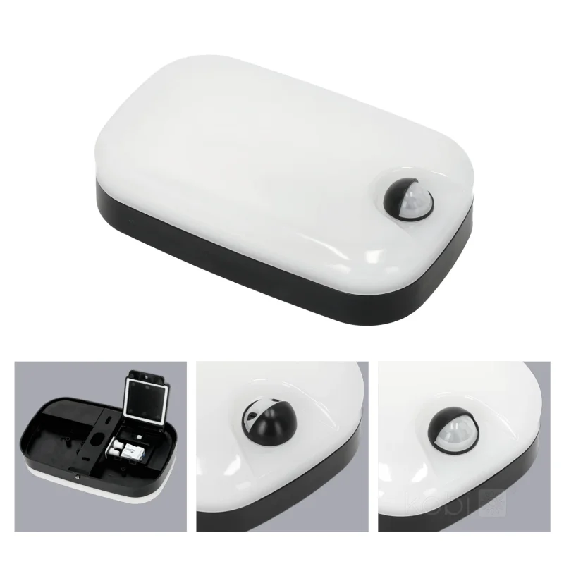 004142 - LED fasádne svietidlá BAVANO 15W 3CCT LX IP54 čierne Kobi Premium