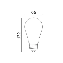 004300 - LED žiarovka GS 22W E27 6500K Kobi