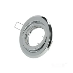 002041 - Kruhový stropný svietidloOH15, chróm, Kobi