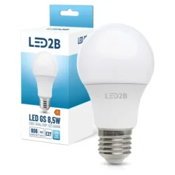 001273 - LED žiarovka GS 8,5W E27 6500K LED2B