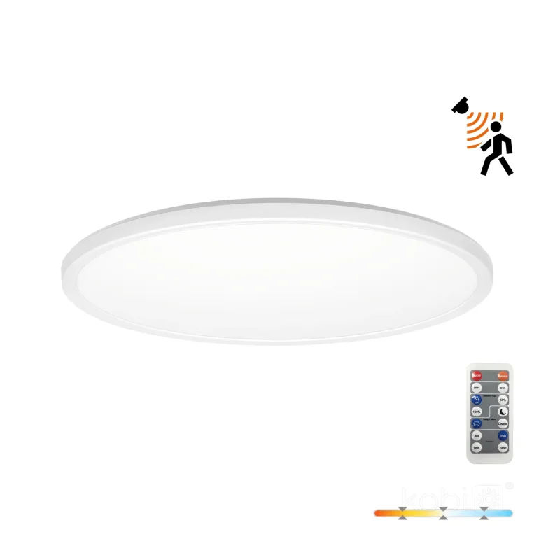 004104 - Stropné LED svietidlo NIVERA CIRCLE 18W 3CCT LX IP54 biele Kobi Premium