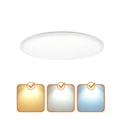 004104 - Stropné LED svietidlo NIVERA CIRCLE 18W 3CCT LX IP54 biele Kobi Premium