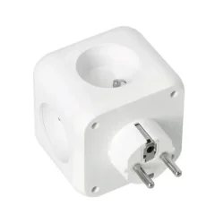 001916 - Predlžovací kábel KOBI LINEA PRO CUBE 3 zásuviek +3USB/1USB-C/Zu+W biela Kobi