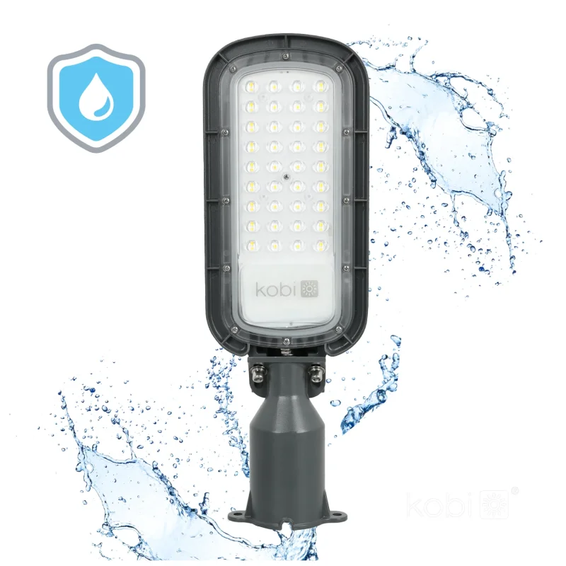 004323 - LED pouličné svietidlo BRELUXO 50W 4000K IP65 Kobi Premium