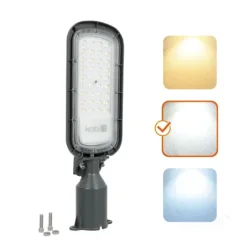 004323 - LED pouličné svietidlo BRELUXO 50W 4000K IP65 Kobi Premium
